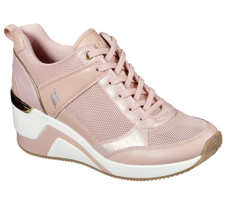 Skechers Million - Air Up There - Womens Sneakers Light Pink [AU-LV1400]